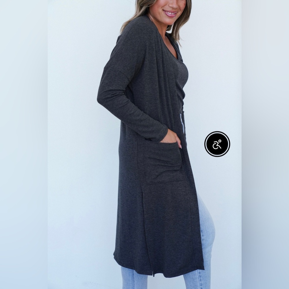 CJLA • Ribbed duster • Black - Picture 6 of 6